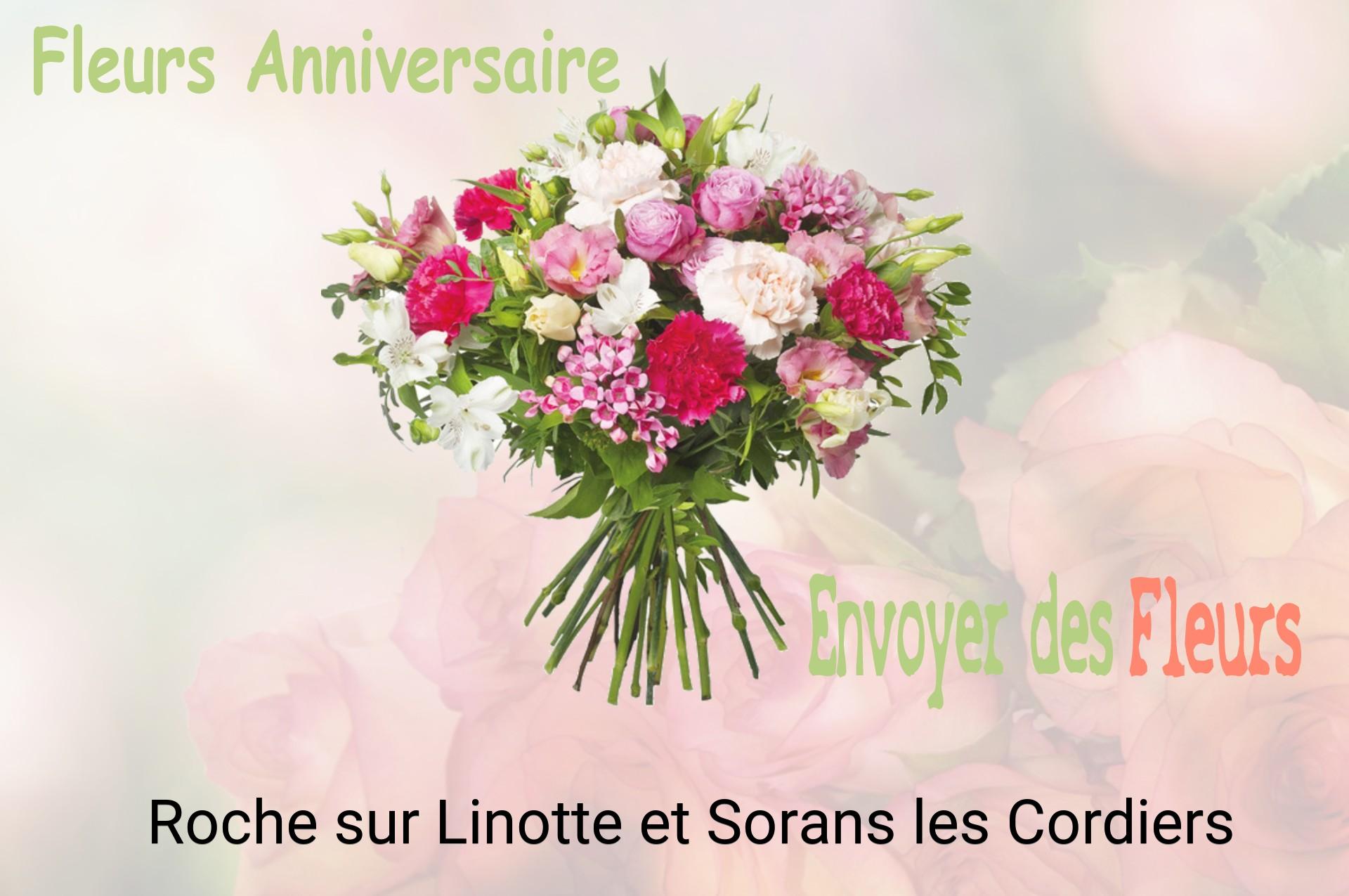Bouquet de fleurs d’anniversaire livré à Roche-sur-Linotte-et-Sorans-les-Cordiers