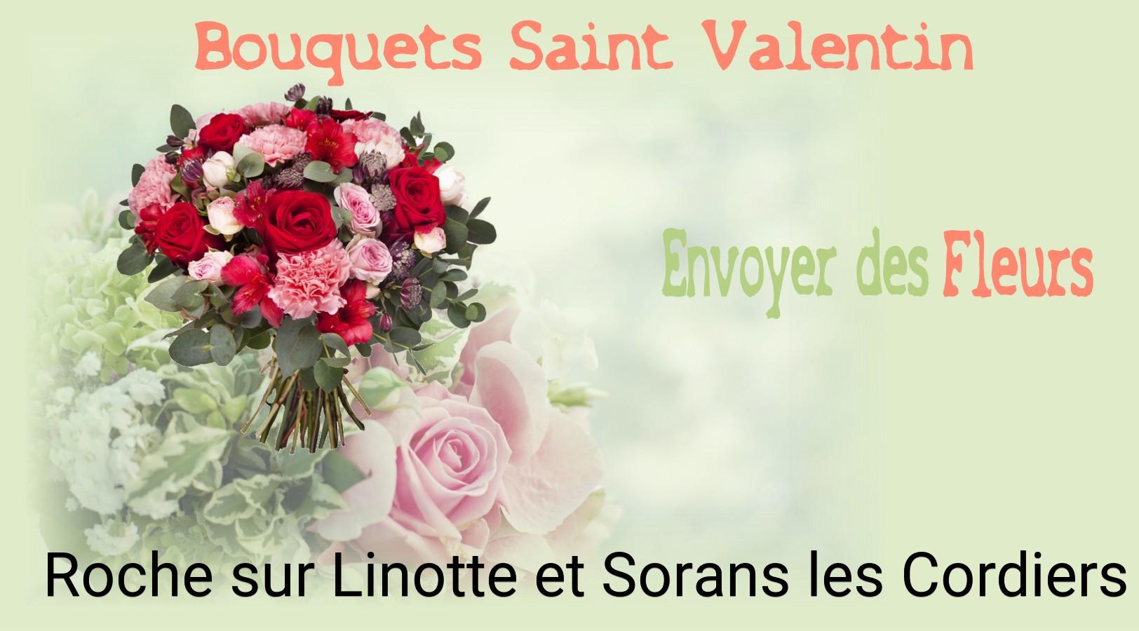 Roses de Saint-Valentin livrées à Roche-sur-Linotte-et-Sorans-les-Cordiers